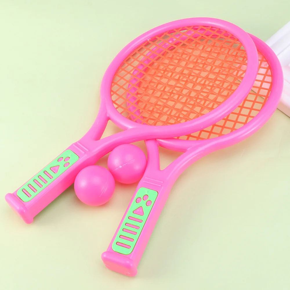 

1 Pair of Children's Tennis Racket Kids Badminton Rackets Game Props for Kindergarten Primary School (Size Random Colo