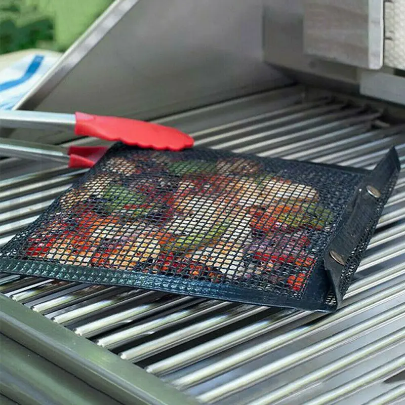 

Mesh Grilling Bag Non-Stick Heat Resistant Mats Durable Barbecue Baking BBQ Bake Bagfor Outdoor Picnic Oven Cooking Dropshipping
