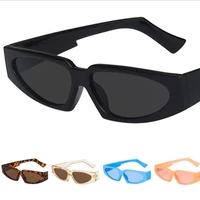 fashionable sunglasses candy color sun glasses unisex eyeglasses anti uv spectacles small frame ornamental adumbral a