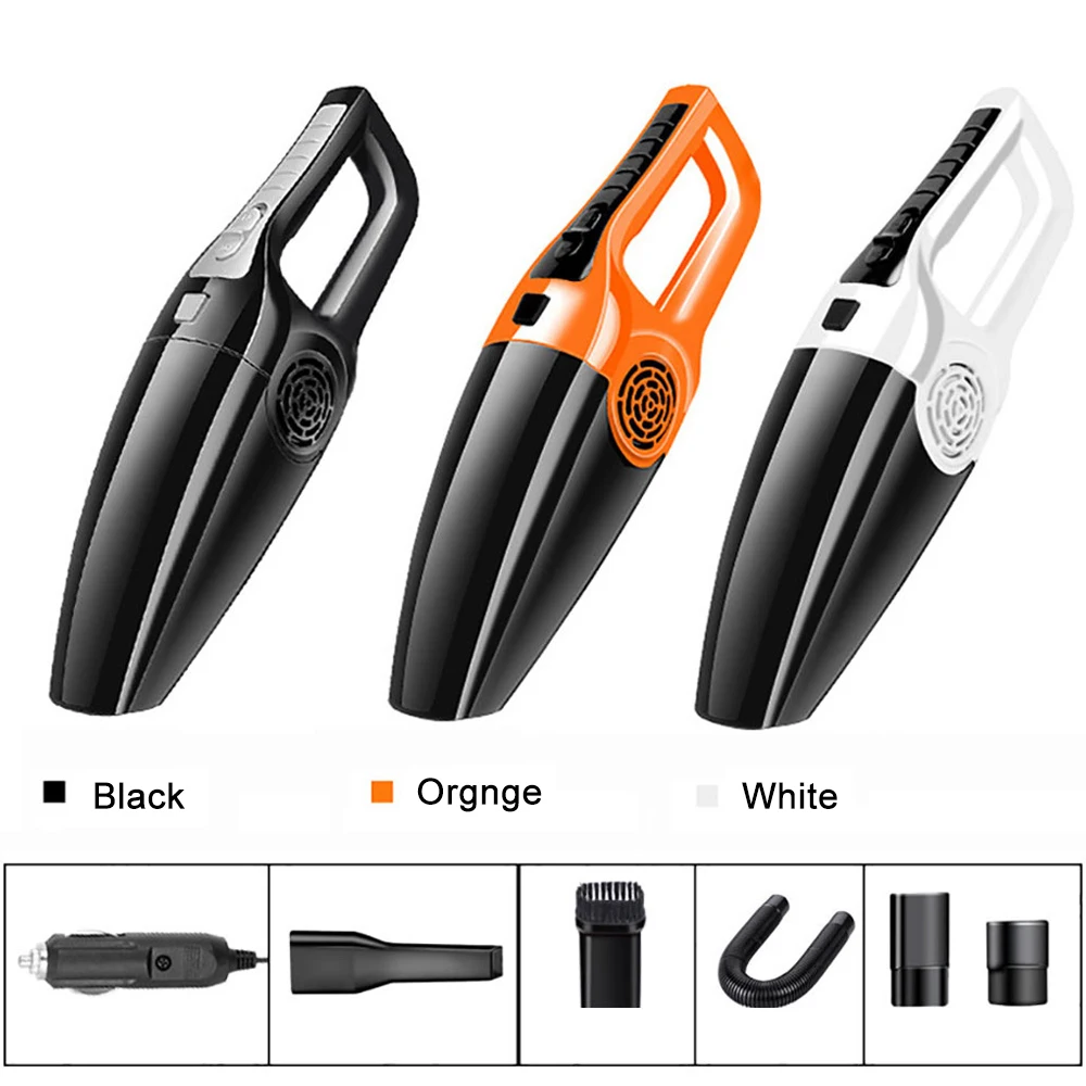 

120W 3600mbar Car Vacuum Cleaner High Suction Hand-held 12V Mini 5 Meter Noodle Dry And Wet Dual-use Car Interior Cleaner