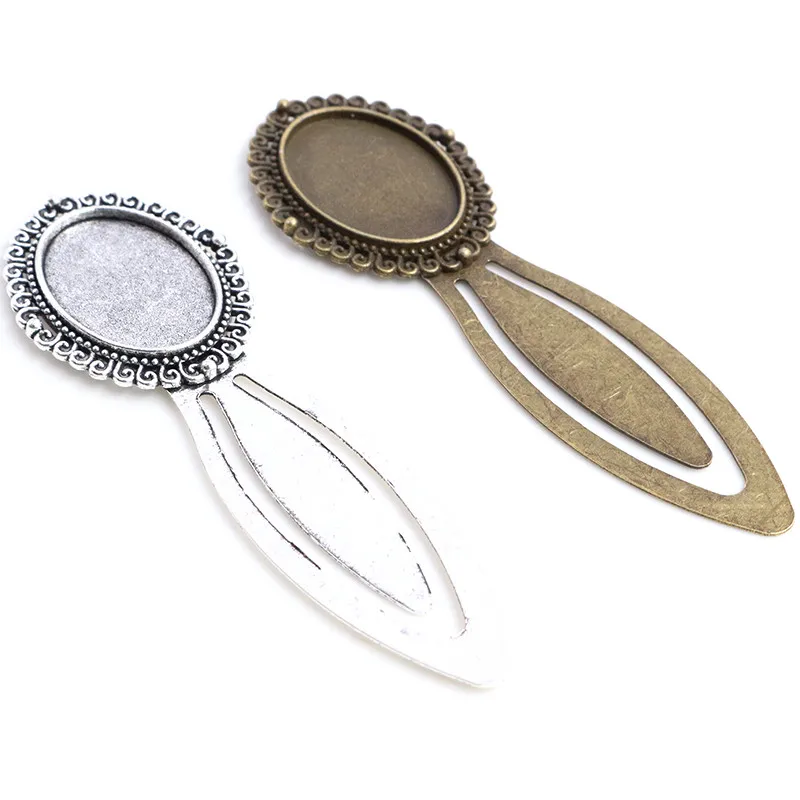 Новая мода 2 шт 18x25 мм Внутренний размер Бронзовая Античная Посеребренная