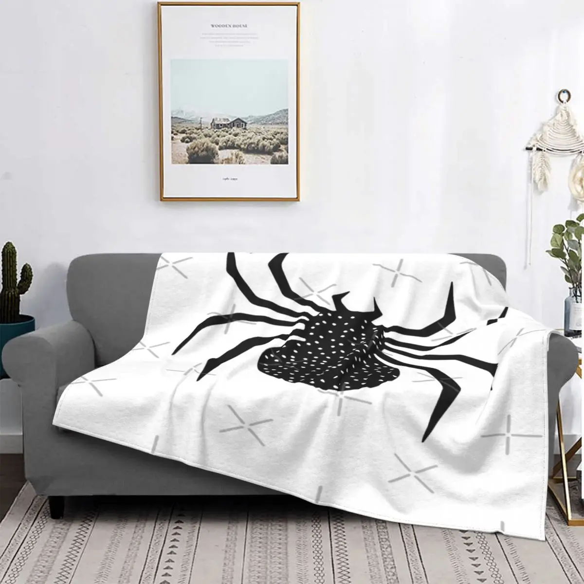 

Manta de araña Simple de Color negro, colcha de cama a cuadros, edredón, colcha de muselina 135, a cuadros