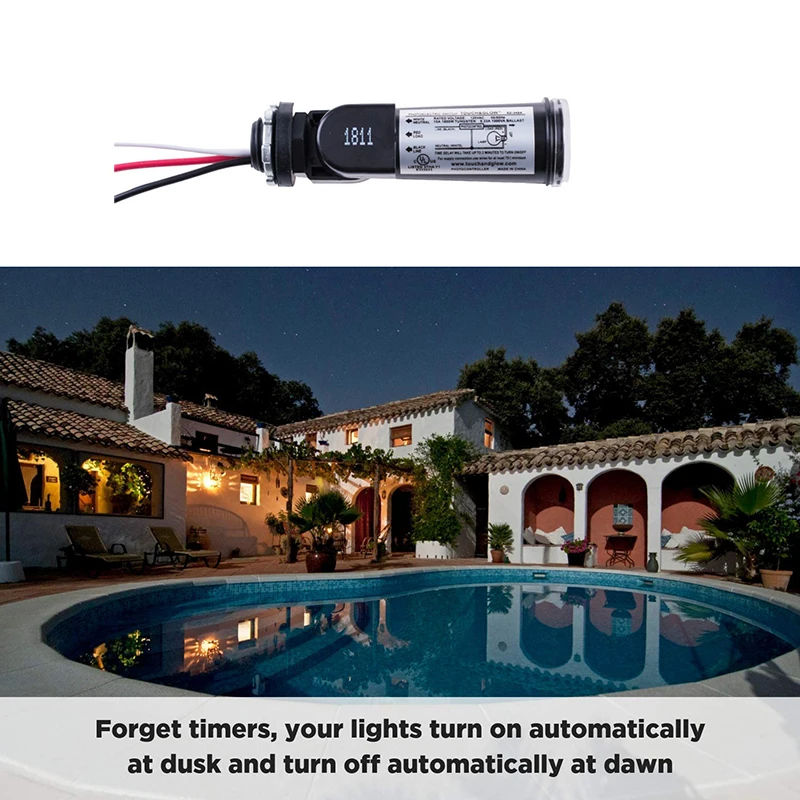 Упаковка из 10 шт. фотоэлемент Сенсор светодиодный заката до рассвета открытый