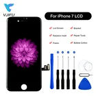 10 шт.лот 100% тест AAA без битых пикселей для IPhone 7 ЖК-дисплей сенсорный экран дигитайзер в сборе Замена Черный Белый