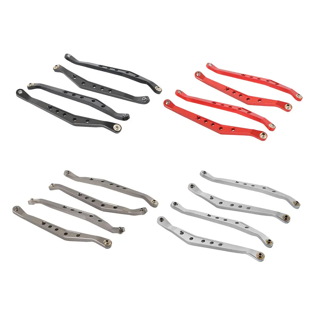 

4pcs. Aluminum Servo Steering Linkage Tie Rod Top Link for 1/10 RC Car