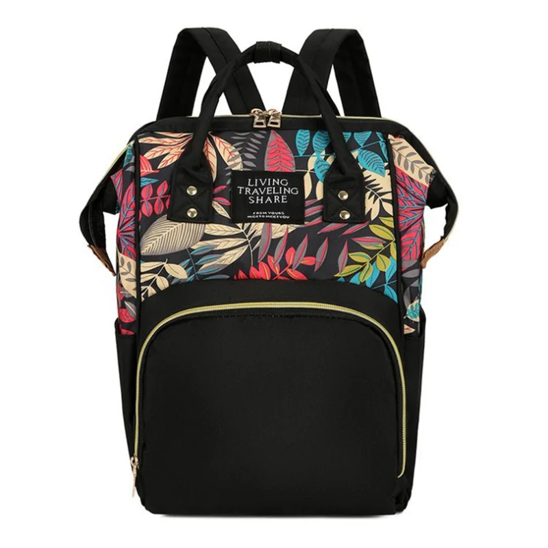 

Nylon Women School Bags Ladies Shoulder Backpacks Large Capacity Mommy Baby Nursing Bags Fashion Female Business Laptop Backpack
