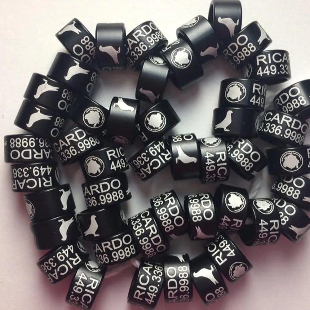 5 мм алюминиевые Кольца для птиц кольца голубей на ногах|Дрессировка птиц| |