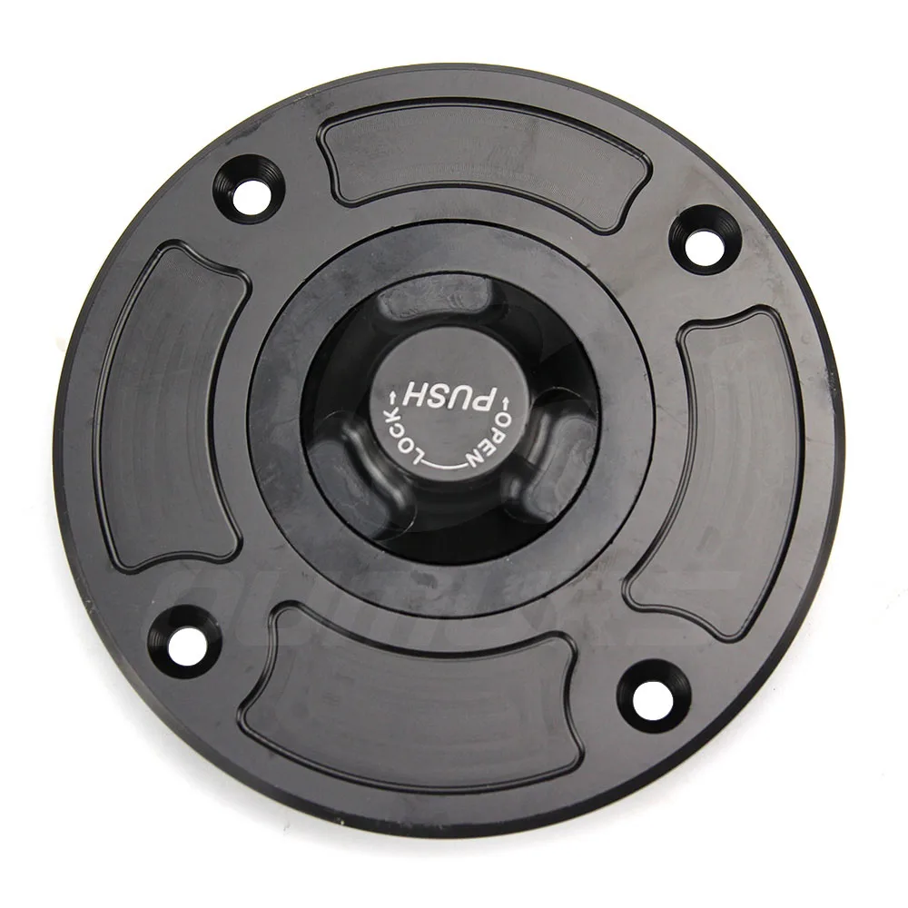 Black OUMURS Мотоциклетный Бак с ЧПУ Топливный газовый колпачок черный для SUZUKI GSF1200 600F GSXR600 750 1000 SV650 TL1000S R Катана 600 750 GSF1200 - Цвет: Black