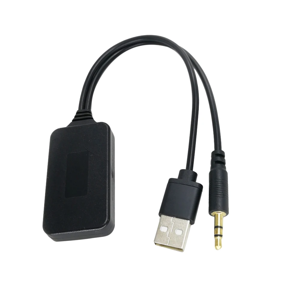 Автомобильный AUX USB радиоадаптер ISO 6pin аудио кабель беспроводной модуль BT Замена