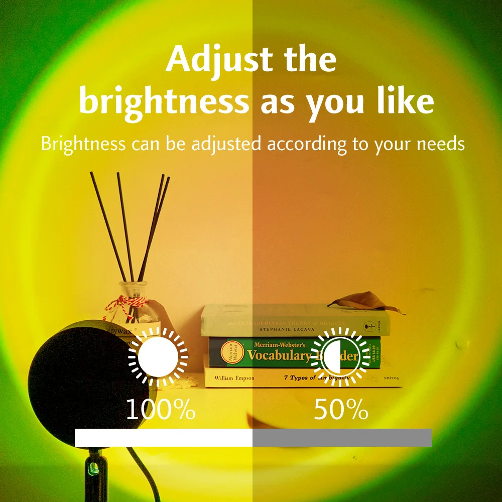 Лампа С закатом в винтажном стиле декоративный светодиодный ночник RGB для