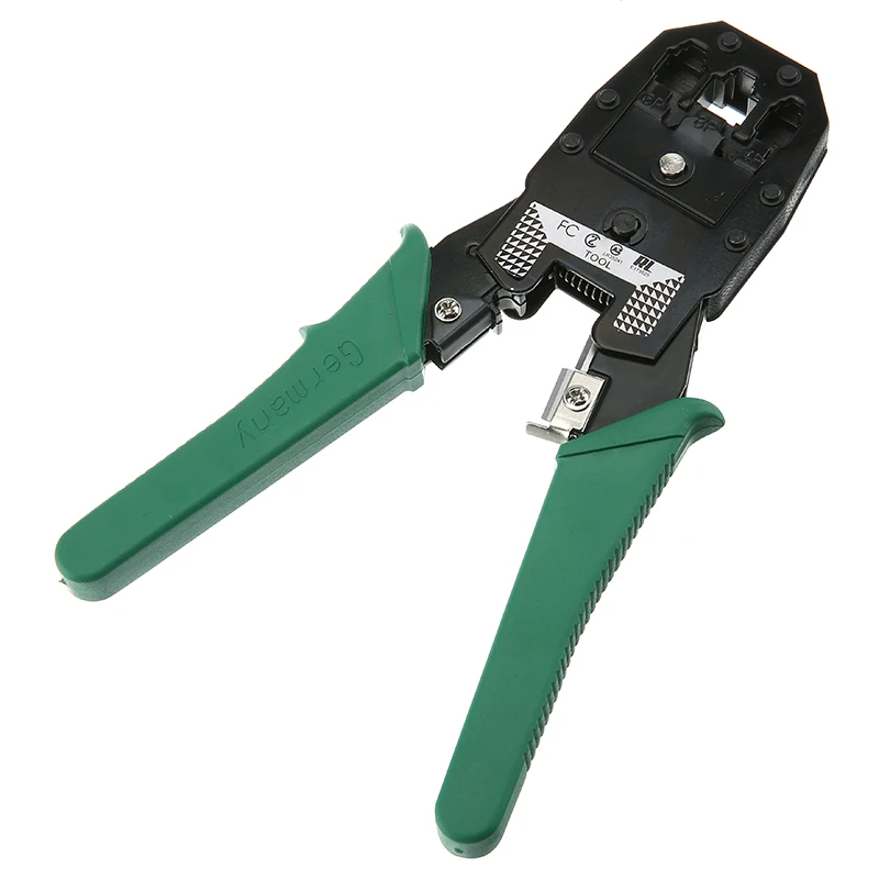 high quality rj45rj11 cat5 network tool kit portable durable cable tester crimper crimp wire stripper free global shipping