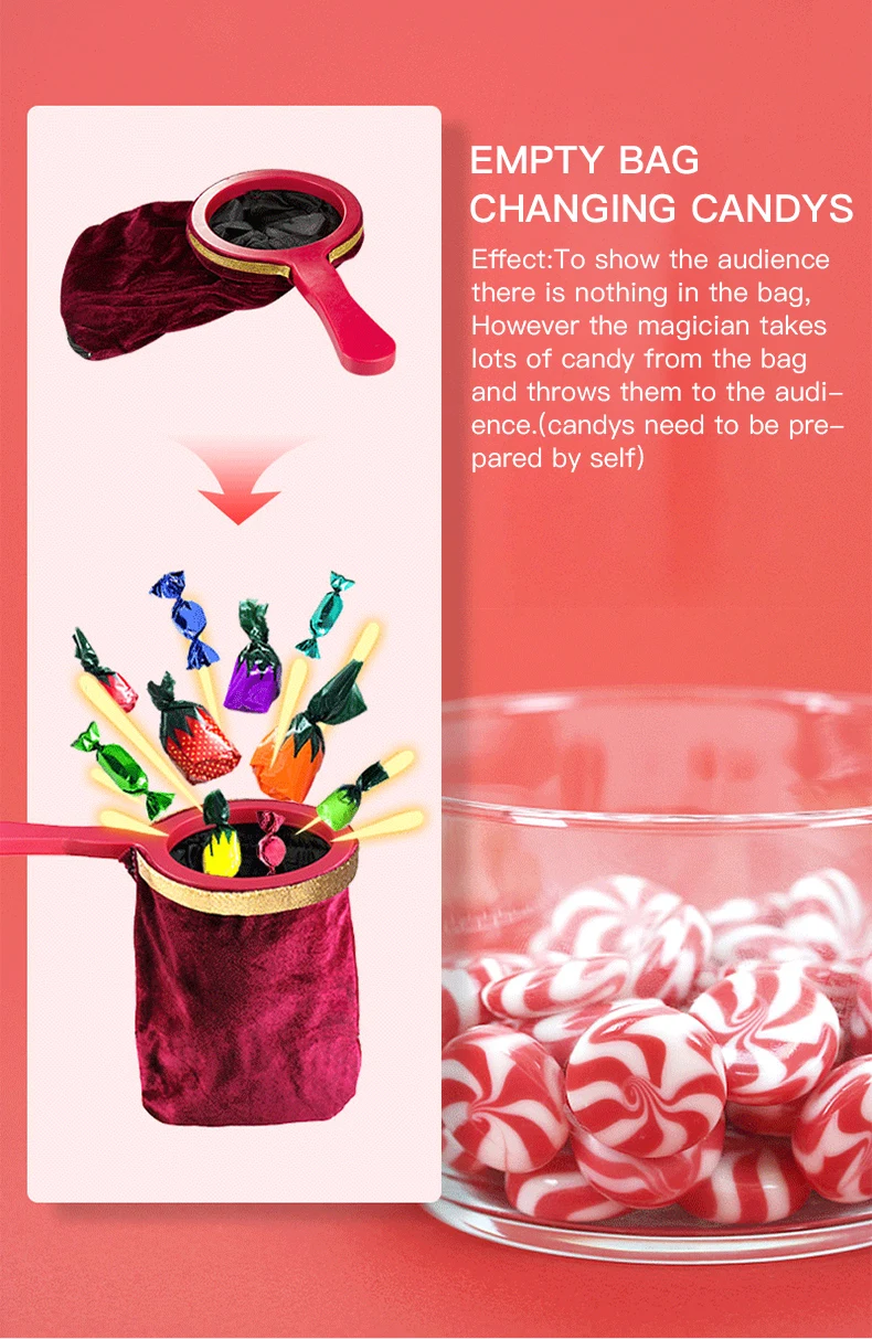 Волшебная TricksToys изменения мешком начинающих маг Опора волшебное универсальная сумка разных цветов детские игрушки делают вещи появляются или исчезают
