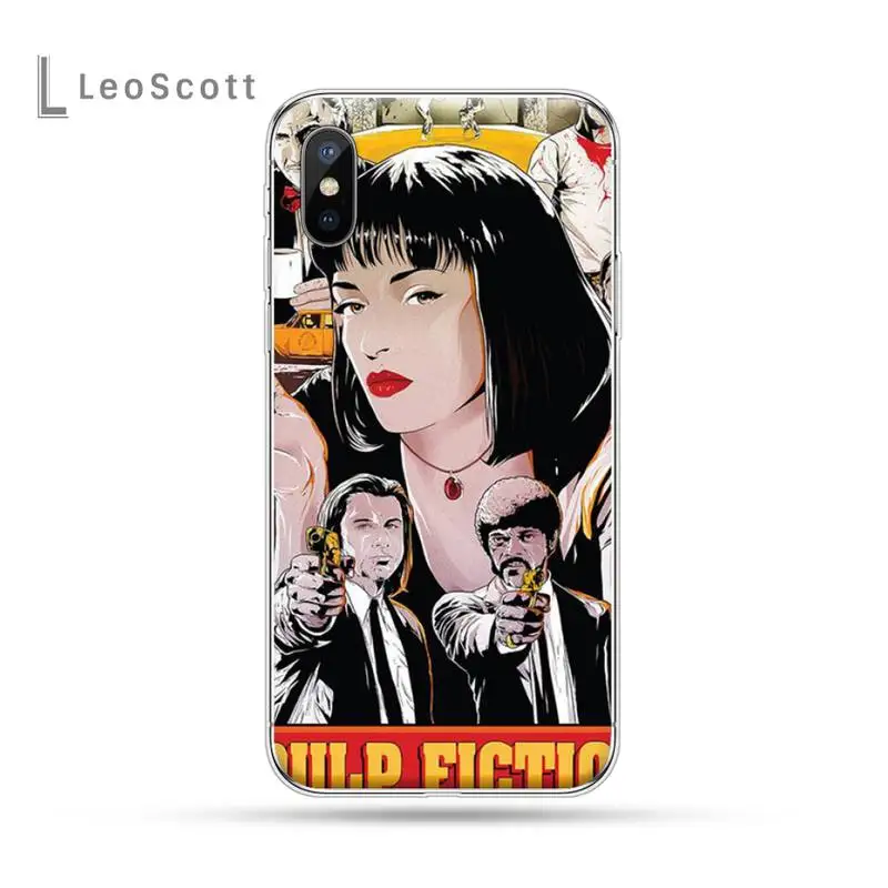 

PULP FICTION MOVIE POSTER Phone Case For iphone 12 5 5s 5c se 6 6s 7 8 plus x xs xr 11 pro max