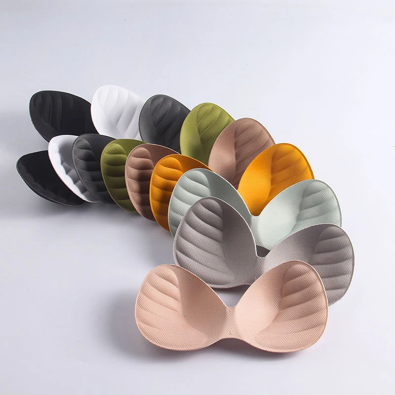 

1 Pair Body-fitted Design Women Swimsuit Pad Insert Breast Bra Enhancer Push Up Bikini Padded Inserts Chest Invisible Pad