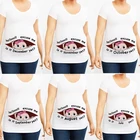 Извините, я сейчас январь, 12 месяцев, летняя футболка для беременных и матерей, женская футболка, Одежда для беременных с буквенным принтом, забавная футболка