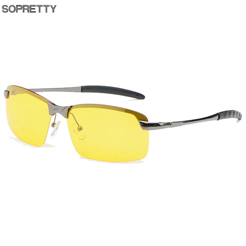 Поляризованные очки ночного видения для вождения антибликовые мужские женские