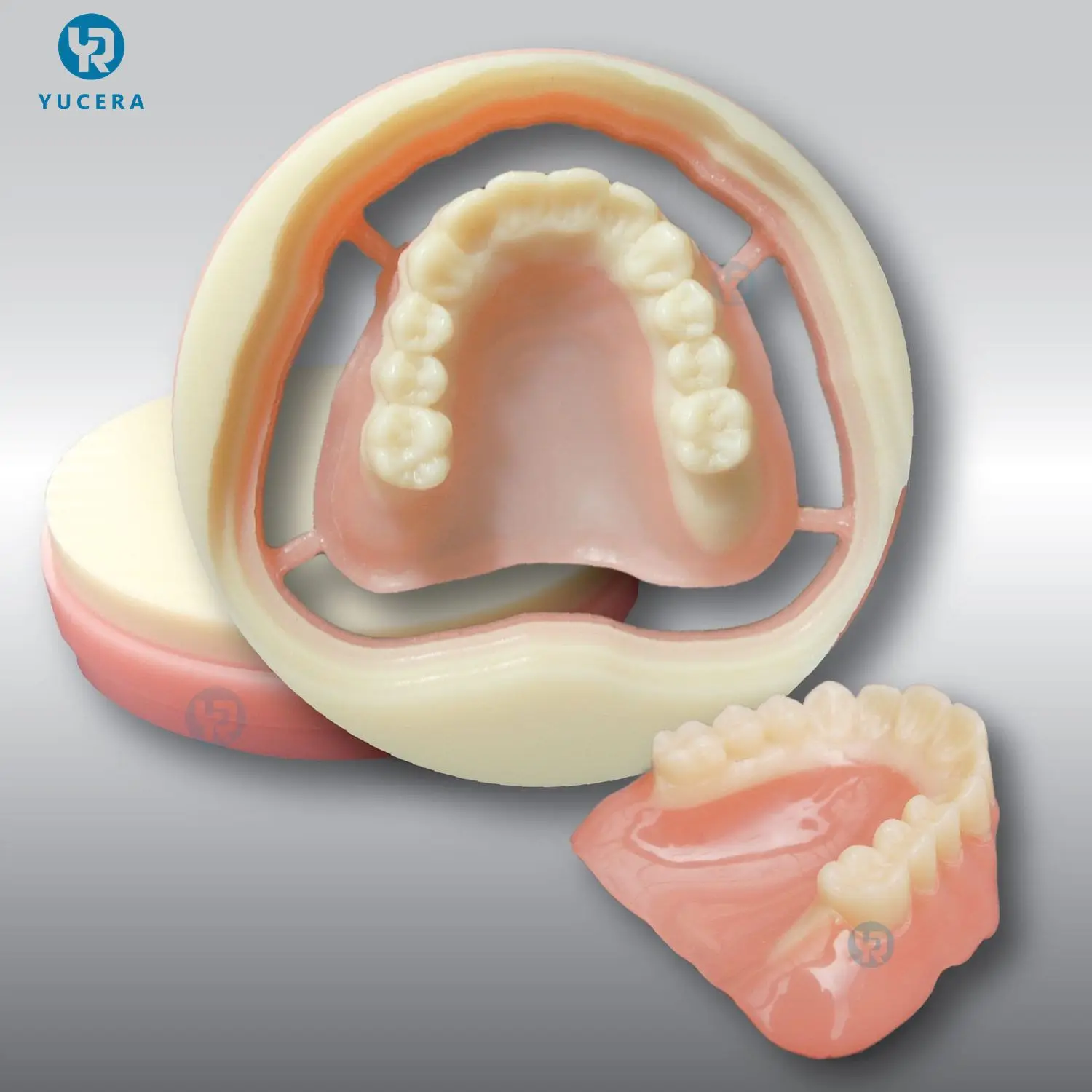 

Yucera Dental Material Multilayer Pink Acrylic 95 ZZ PMMA Block For Temporary Teeth