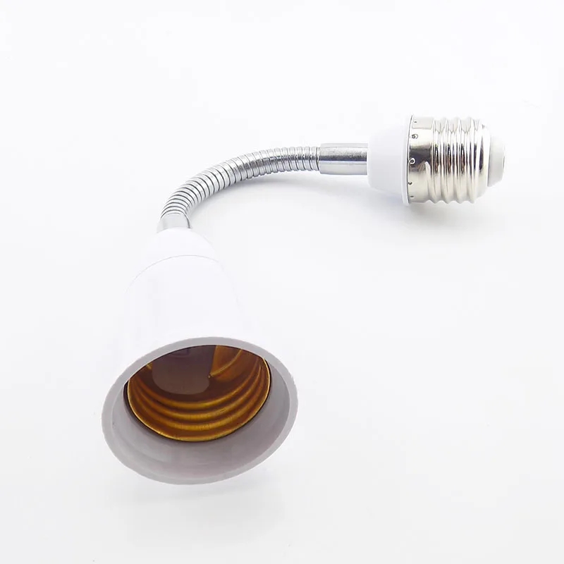 

18cm E27 to E27 Light Bulb Base Converters Lamp Extender Hose Adapter EU US Plug LED Socket E27 Flexible Extension Light Holder