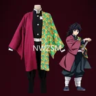 Костюм для косплея Kimetsu no Yaiba Kamado Tanjirou Agatsuma Zenitsu Tomioka Giyuu Nezuko, костюм для косплея