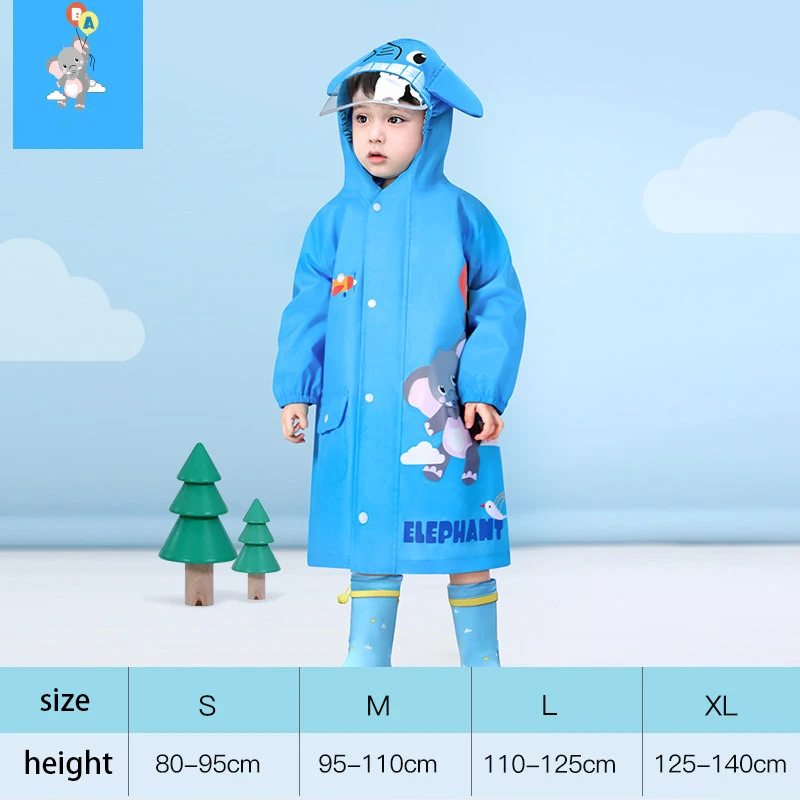 Детская куртка плащ костюм для маленьких мальчиков и девочек студенческое пончо