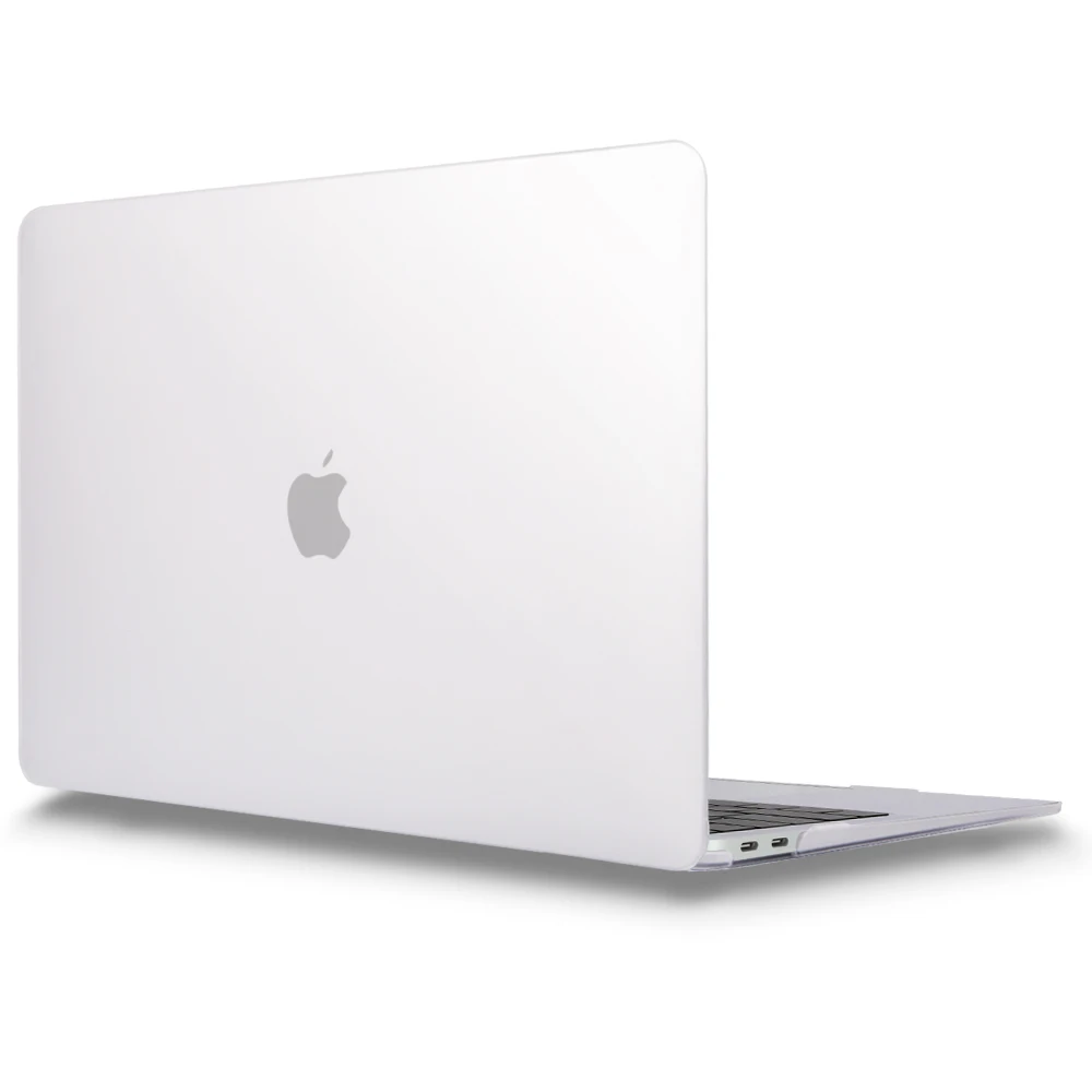 White Русский склад матовый и кристально чистый жесткий чехол для Macbook Air 13 A1466 Pro 13 15 Air 11 Защитная пленка для клавиатуры - Цвет: White