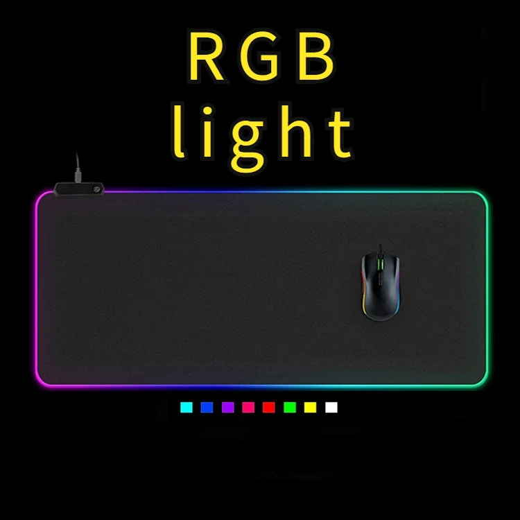 

Magic LED large luminous mouse pad RGB large table pad electronic game keyboard mouse pad