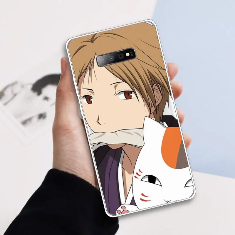 

Natsume's Book of Friends Japan anime Phone Case Transparent For Samsung Galaxy A 71 21s S note 8 9 10 plus 20 ultra