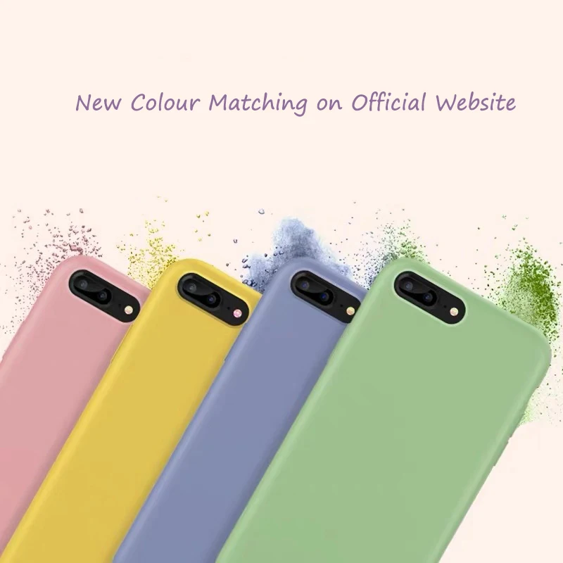 Жидкий силиконовый чехол для iphone 11 pro max X XS XR для iphone 6 7 8 Plus Мягкий тонкий полное покрытие 9-цвет чехол s
