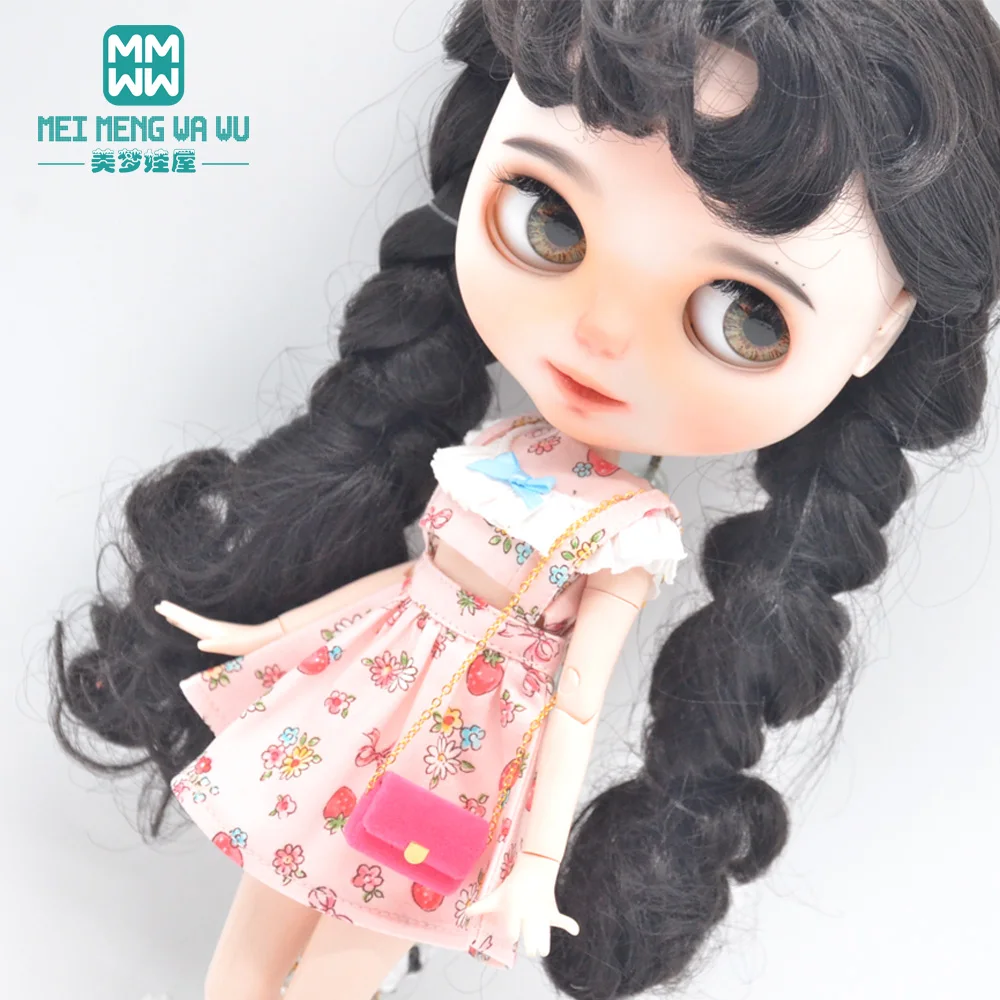

Fits 28--30cm Blyth Azone OB23 OB24 Toys Doll accessories Fashion shoulder bag Candy colors