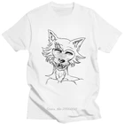Великолепные мужские футболки с короткими рукавами Beastars, 100% хлопковая Футболка Haru, уличная одежда, аниме футболка с изображением животных и волков, Забавные футболки в стиле Харадзюку