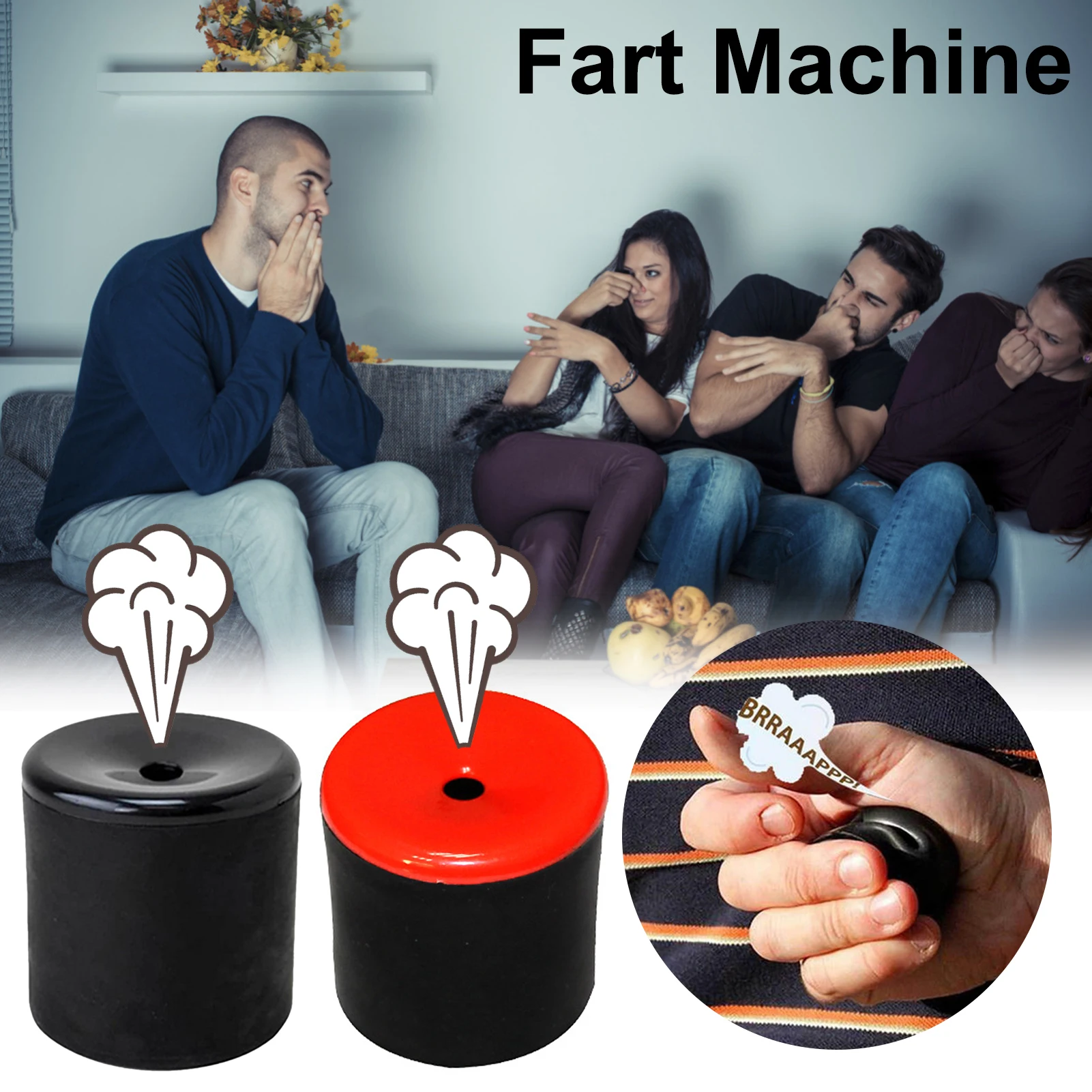 Create Farting Sounds Fart Pooter Gag прикольная машина для вечерние сжатие Tube смешная катушка