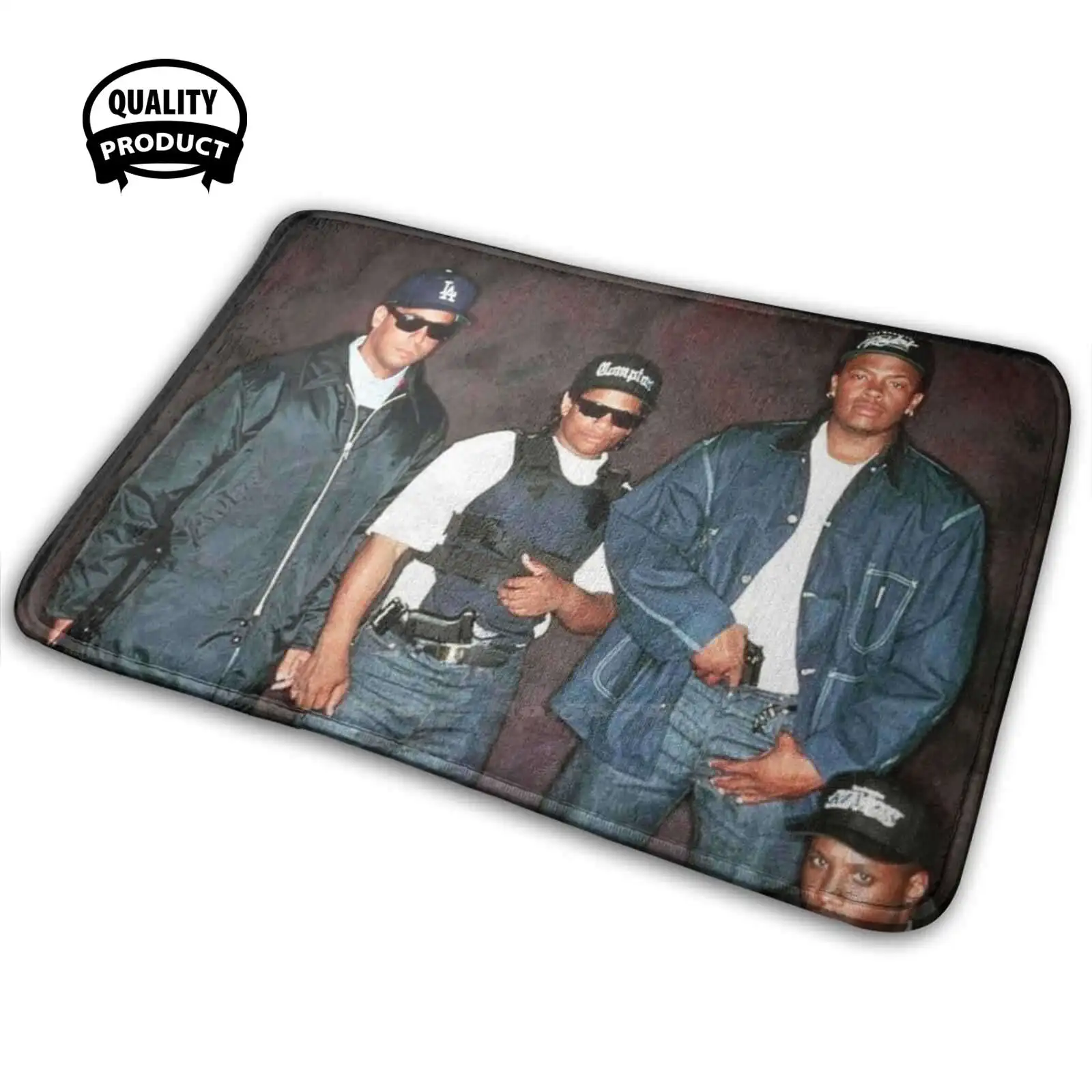 Straight Outta Compton 3D Household Goods Mat Rug Carpet Cushion Gangster Gangsta La Los Angeles 50 Cent Curtis Jackson |