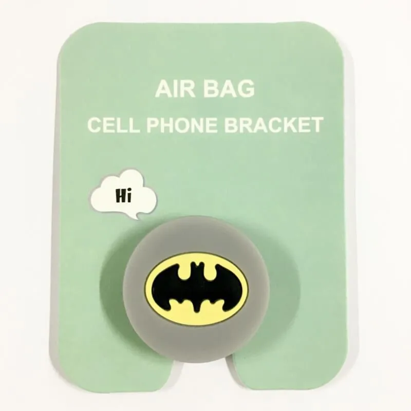 Милый круглый держатель для телефона с мультипликационным рисунком защитой от