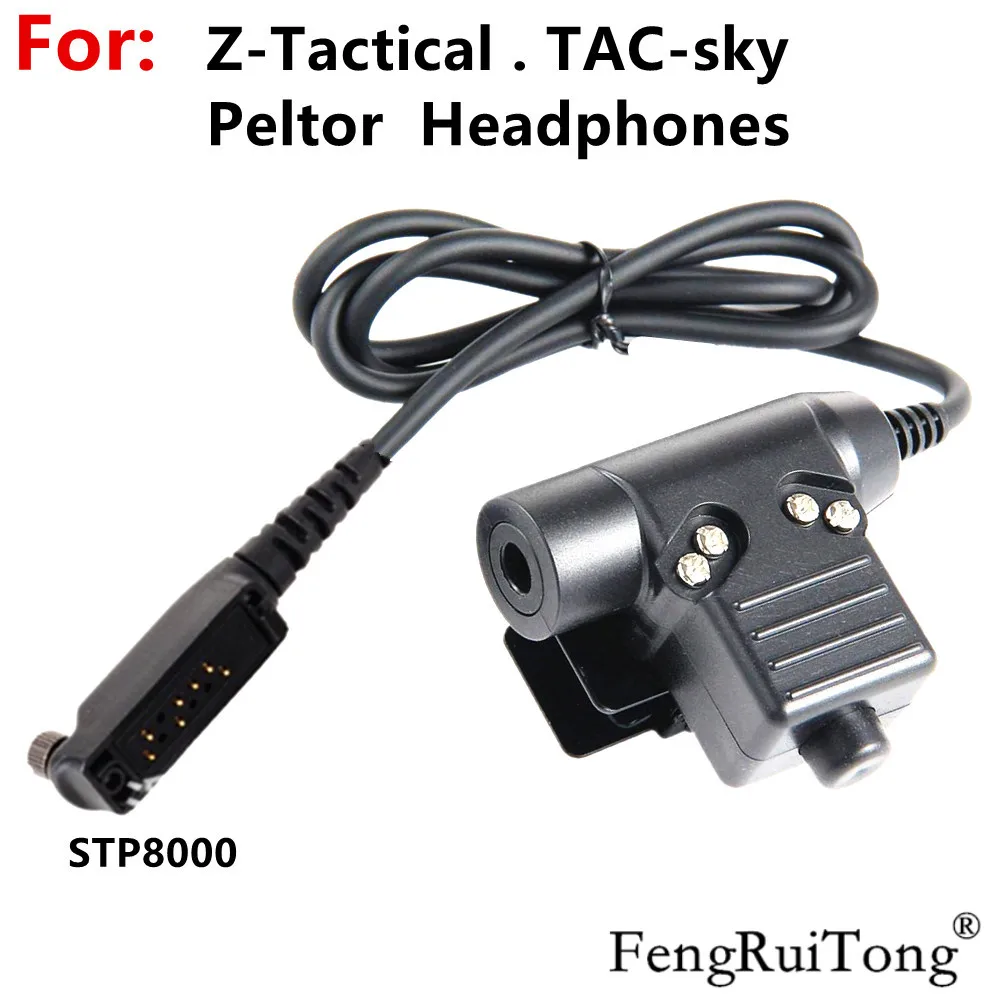 Tactical U94 PTT для Z tca sky peltor NATO plug Наушники Sepura Stp8000 Stp8030 Stp8035 STP8038 рация|Запчасти и