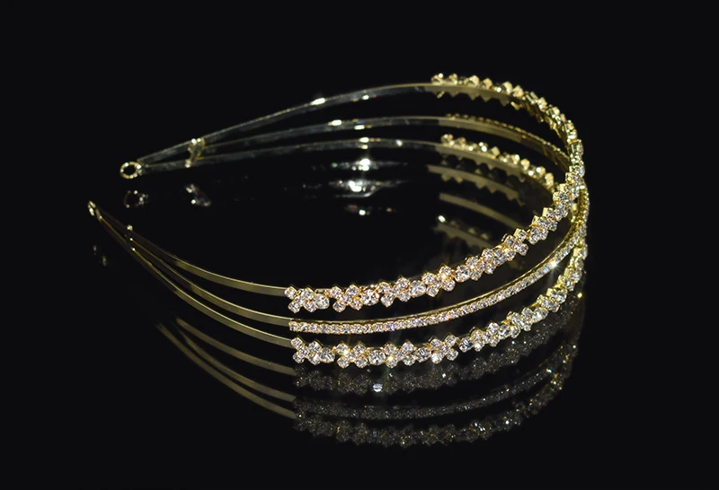 Роскошная блестящая свадебная тиара с кристаллами для свадьбы принцессы