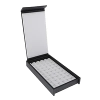 50 grids 10 row gem display box storage case for gemstones diamond jewelry