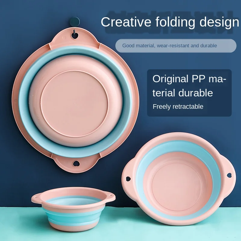 Бытовой большой складной умывальник Пластик Портативный сжатия Путешествия