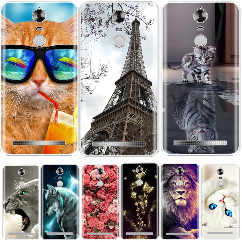 Чехол для lenovo K5 Note, 5,5 дюймов, Мягкий силикон, ТПУ, Модный Рисунок, рисунок, задняя крышка для lenovo Vibe K5 Note, чехол для телефона, чехол