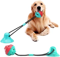 dog interactive sucker push tpr ball toy molar bite elastic rope pet teeth cleaning chew pet supplies