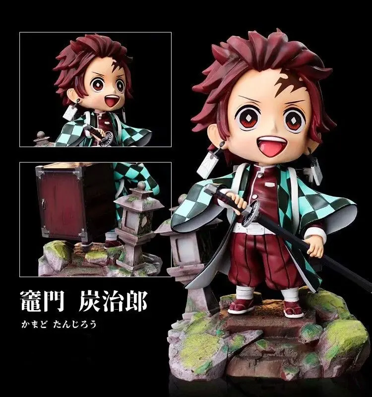 

Японское аниме Q глина версия убийца демонов камадо танджиро ПВХ экшн-фигурка Модель Коллекционная игрушка кукла подарок для детей