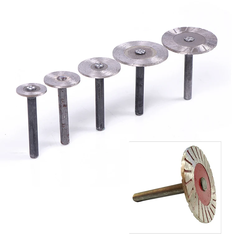

1Pcs 6mm Shank Circular Saw Blades Wood Metal Stone Cutting Blade Discs With Mandrel Rotary Diamond Turbo Disc Granite Marble