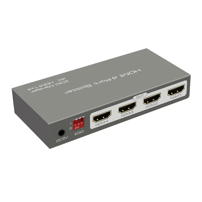 Сплиттер HDMI 4K 1 в 4 выхода переключатель с поддержкой 3D 1080P EDID HDCP для X box PS4 PS3 Blu Ray