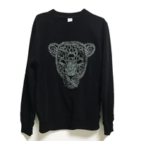 black panther sequins sweatshirts men new fashion creative o neck long sleeve pullovers tops autumn 100 cotton clothing 9 color
