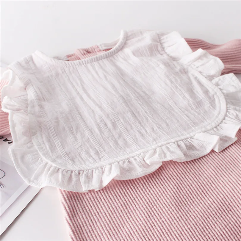 Для маленьких девочек Детский комбинезон на весну-осень для новорожденных