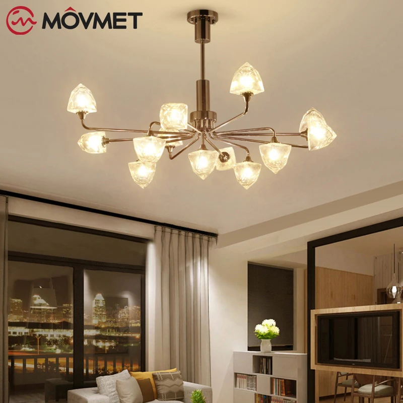 Modern Nordic Chandelier Lighting Luxury Lights LED Chandeliers Indoor Light Fixtures Bulbs Lamp AC110-220V | Лампы и освещение