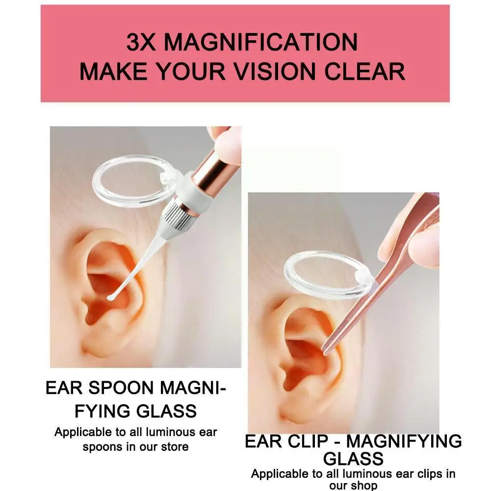 

Новинка, Портативный ушной очиститель, лупа для удаления ушного воска, инструмент для удаления ушной раковины, Ушная кюрета, средство для уд...