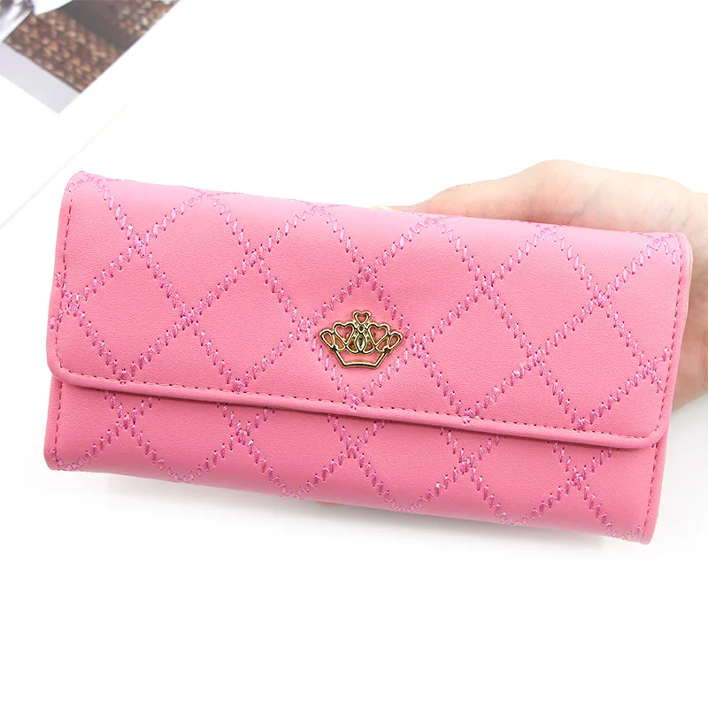 Новый стиль длинный женский кошелек клатч большой емкости многофункциональный