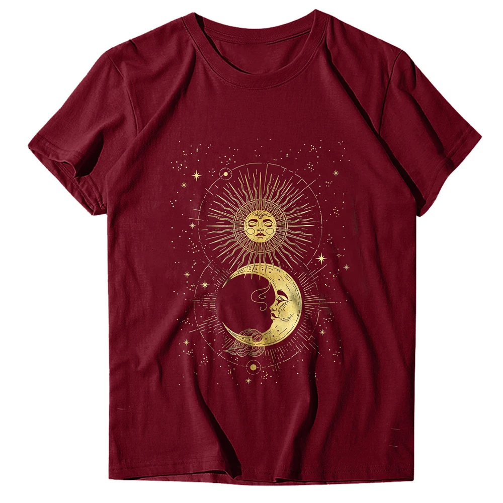 

Pregnant Woman Dress Long Skirt Pregnant Contrast Women's Pink Sunlight Print Round Neck Short Sleeve Tees