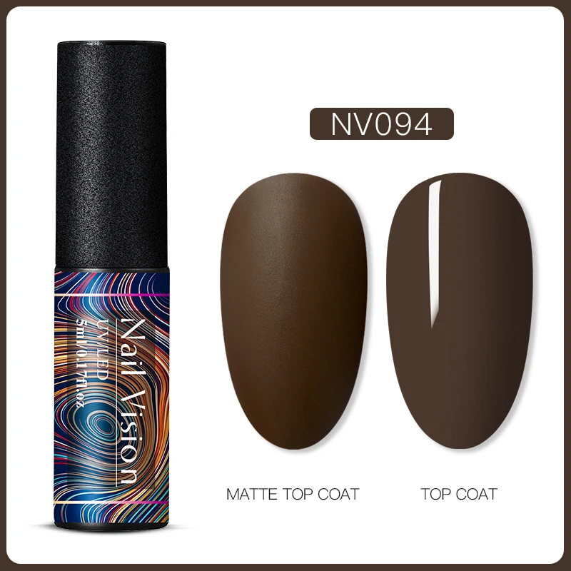 S06689 Nail Vision 5 мл УФ-гель для ногтей полуперманентный замачиваемый УФ-гель лак для ногтей гель-краска для ногтей для маникюра матовый топ необходим - Цвет: S06689