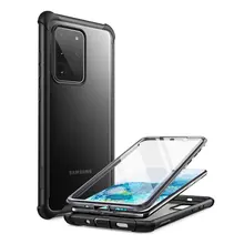 For Samsung Galaxy S20 Ultra Case Clayco Forza Full-Body Rugged Cover, Built-in Screen Protector Compatible with Fingerprint ID